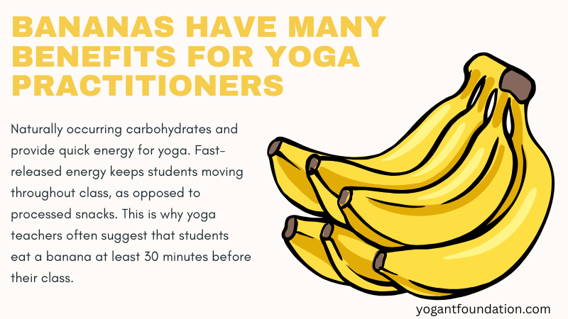 Bananas benefits for yoga practitioners