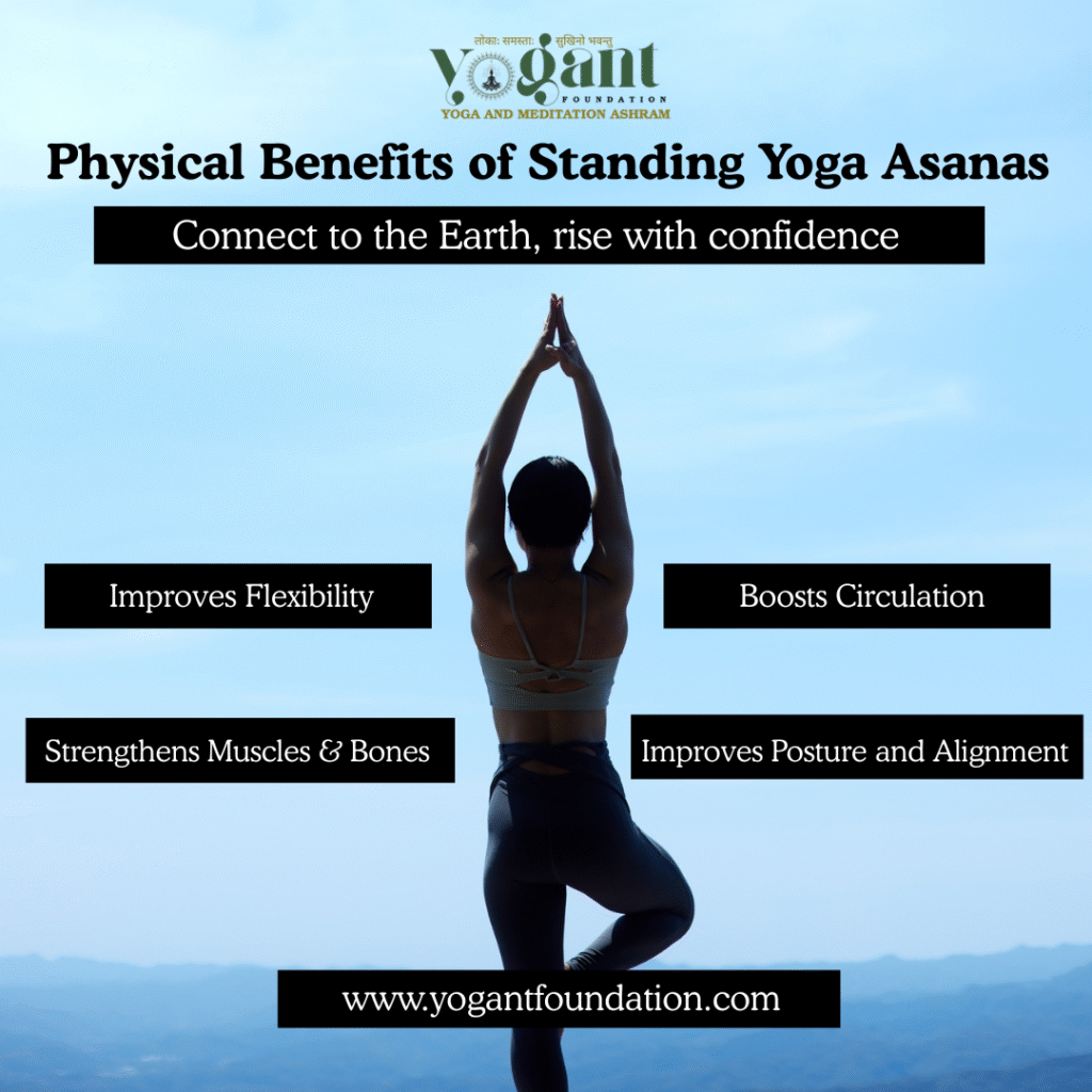 standing yoga asanas benefits