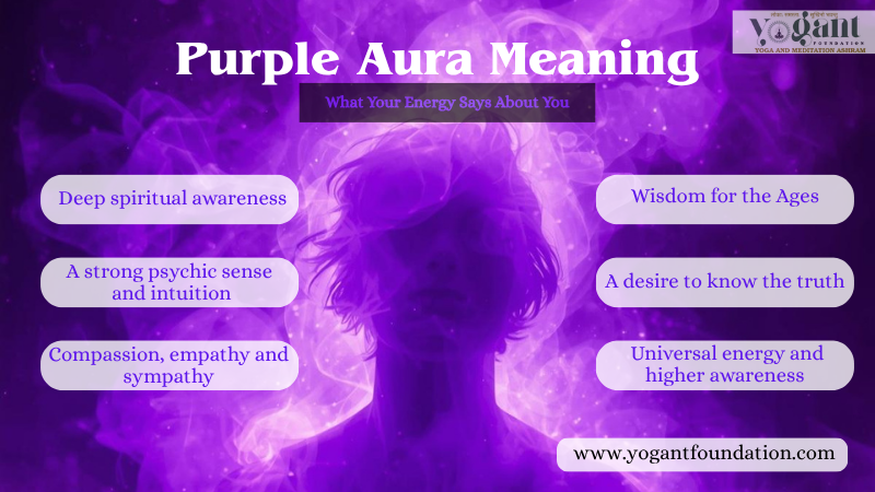 purple aura meaning