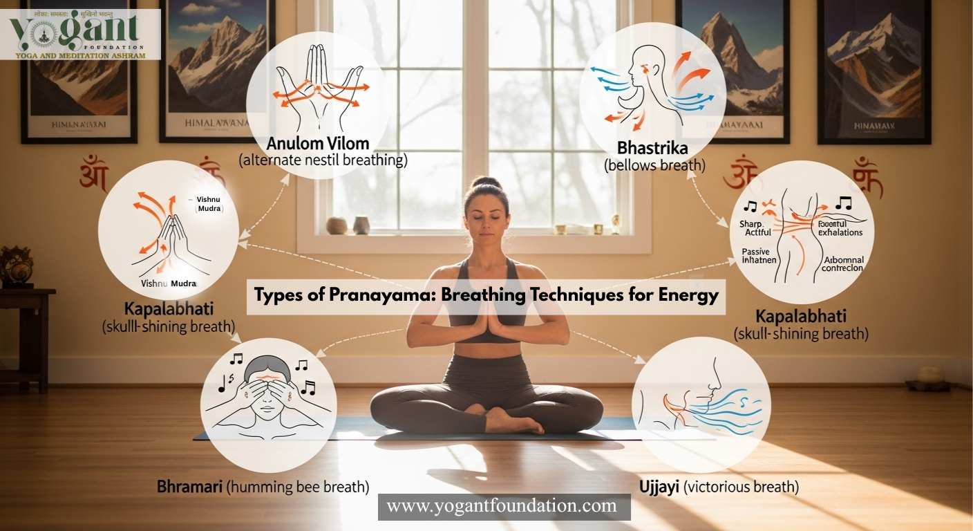 types of pranayama