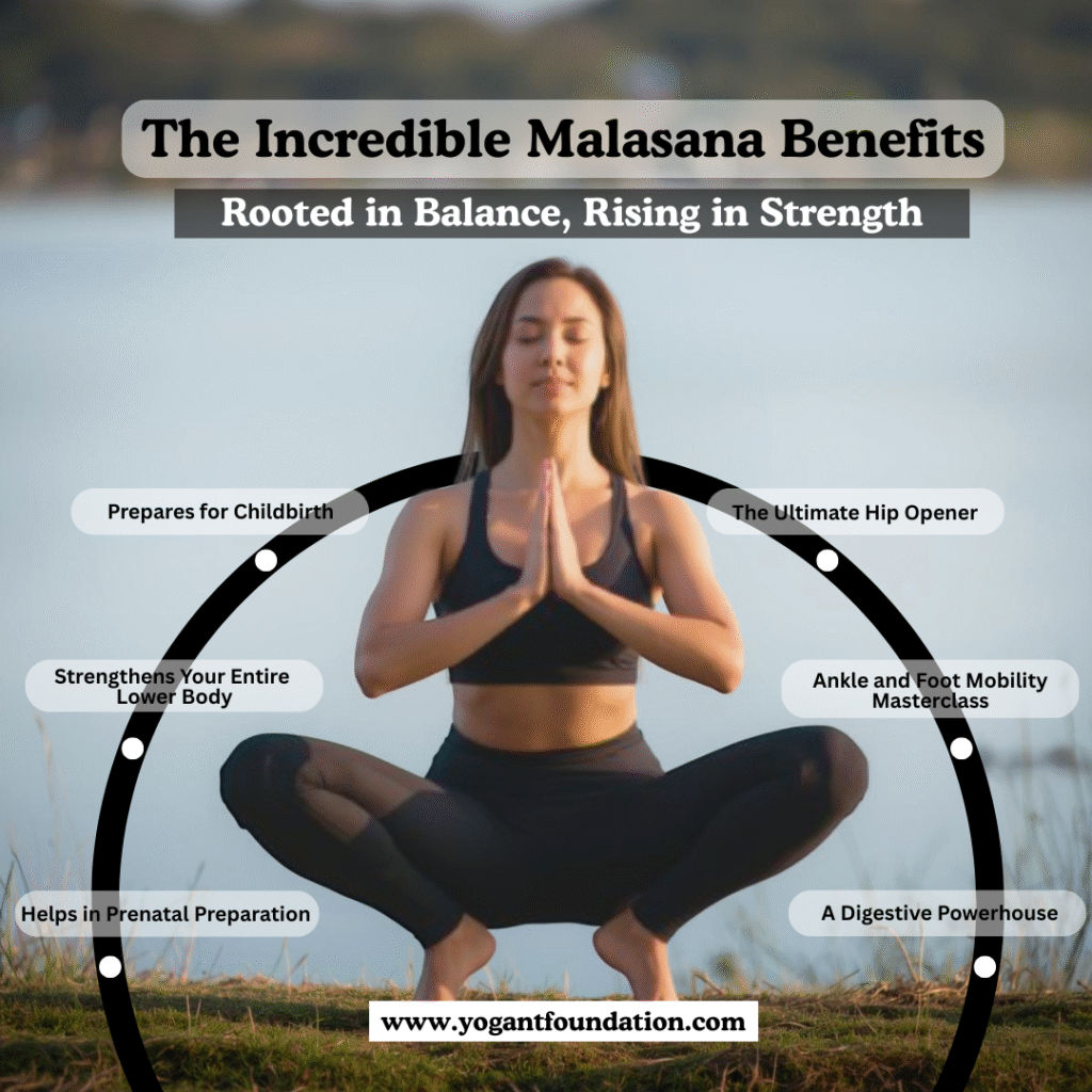 malasana benefits images